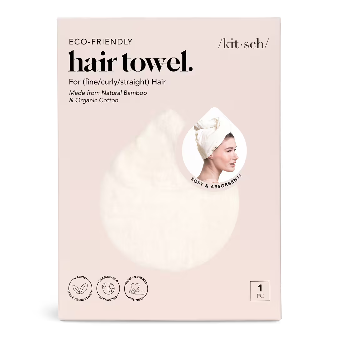 QUICK DRY HAIR TOWEL - IVORY